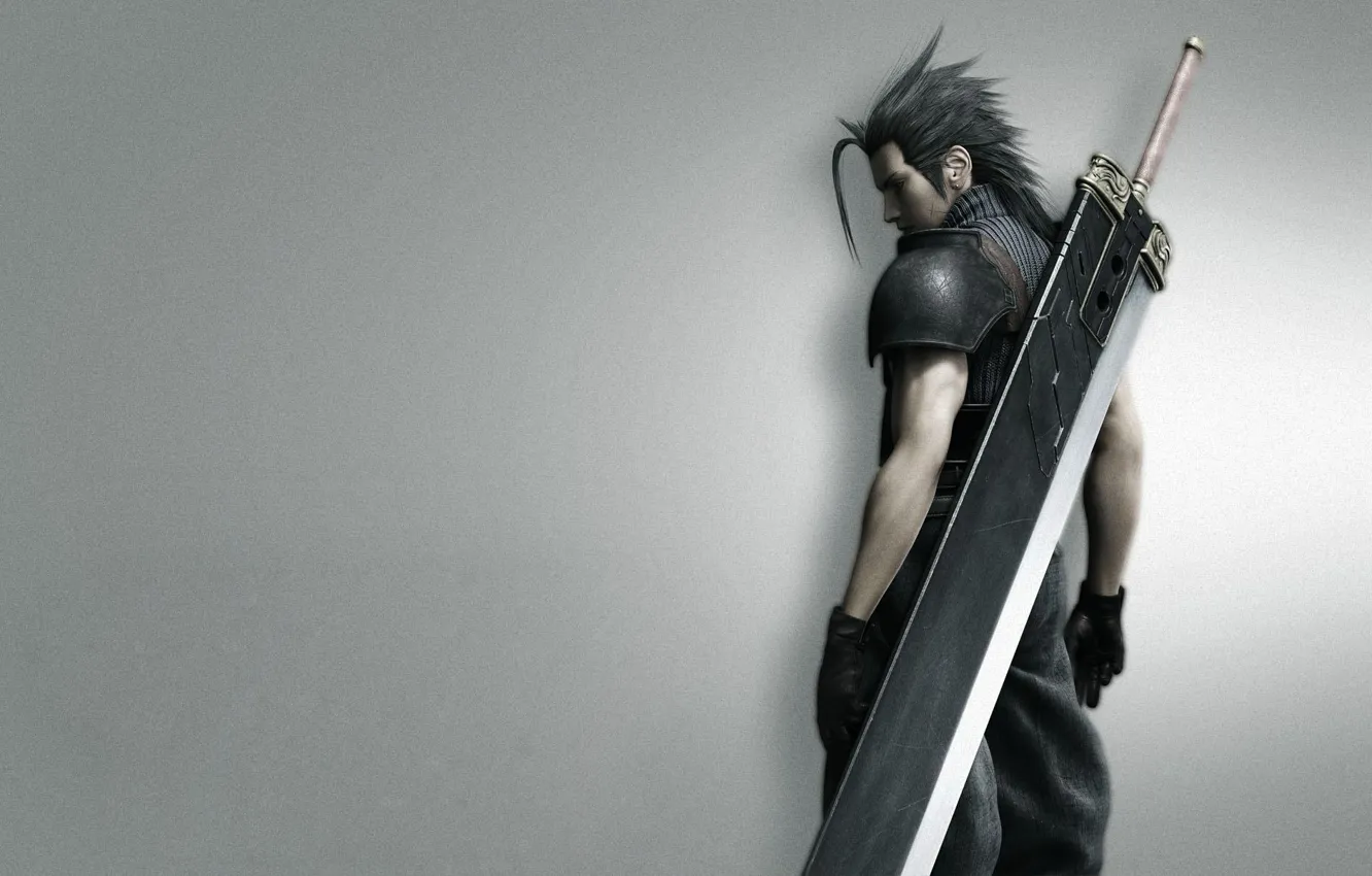 Photo wallpaper sword, guy, Final Fantasy