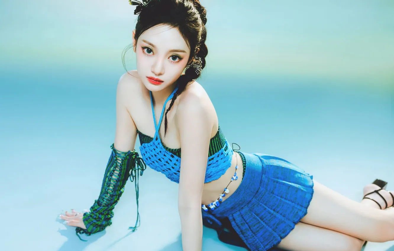 Photo wallpaper girl, beautiful, pretty, brunette, asian