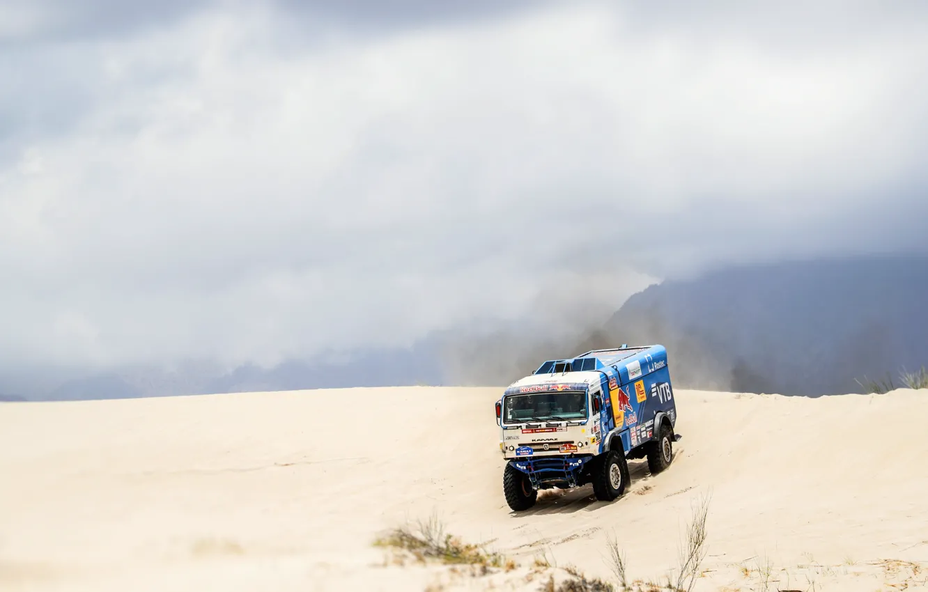 Photo wallpaper Truck, Master, Russia, Kamaz, Rally, Dakar, KAMAZ-master, Dakar