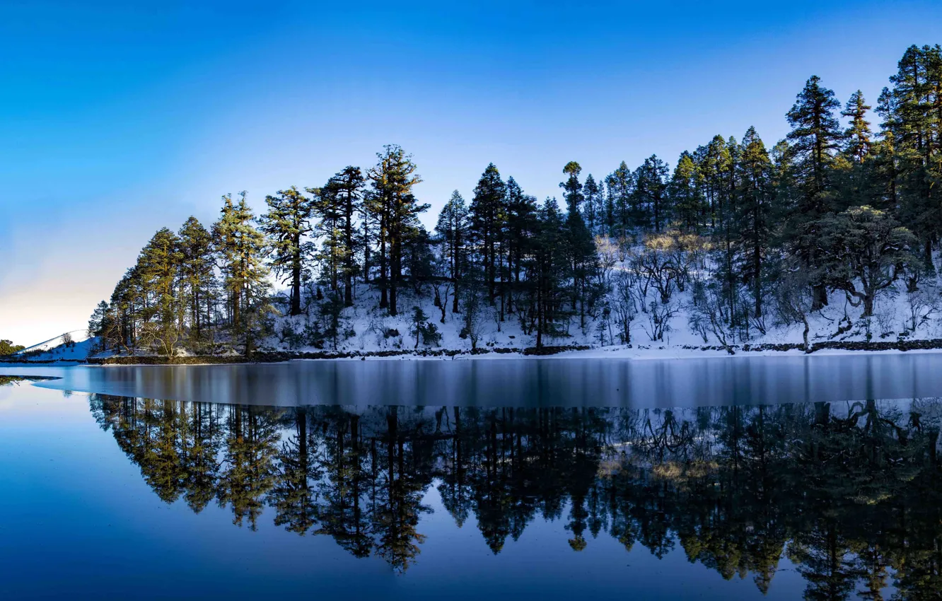 Photo wallpaper west Nepal, located in the central hills, Khaptad National Park