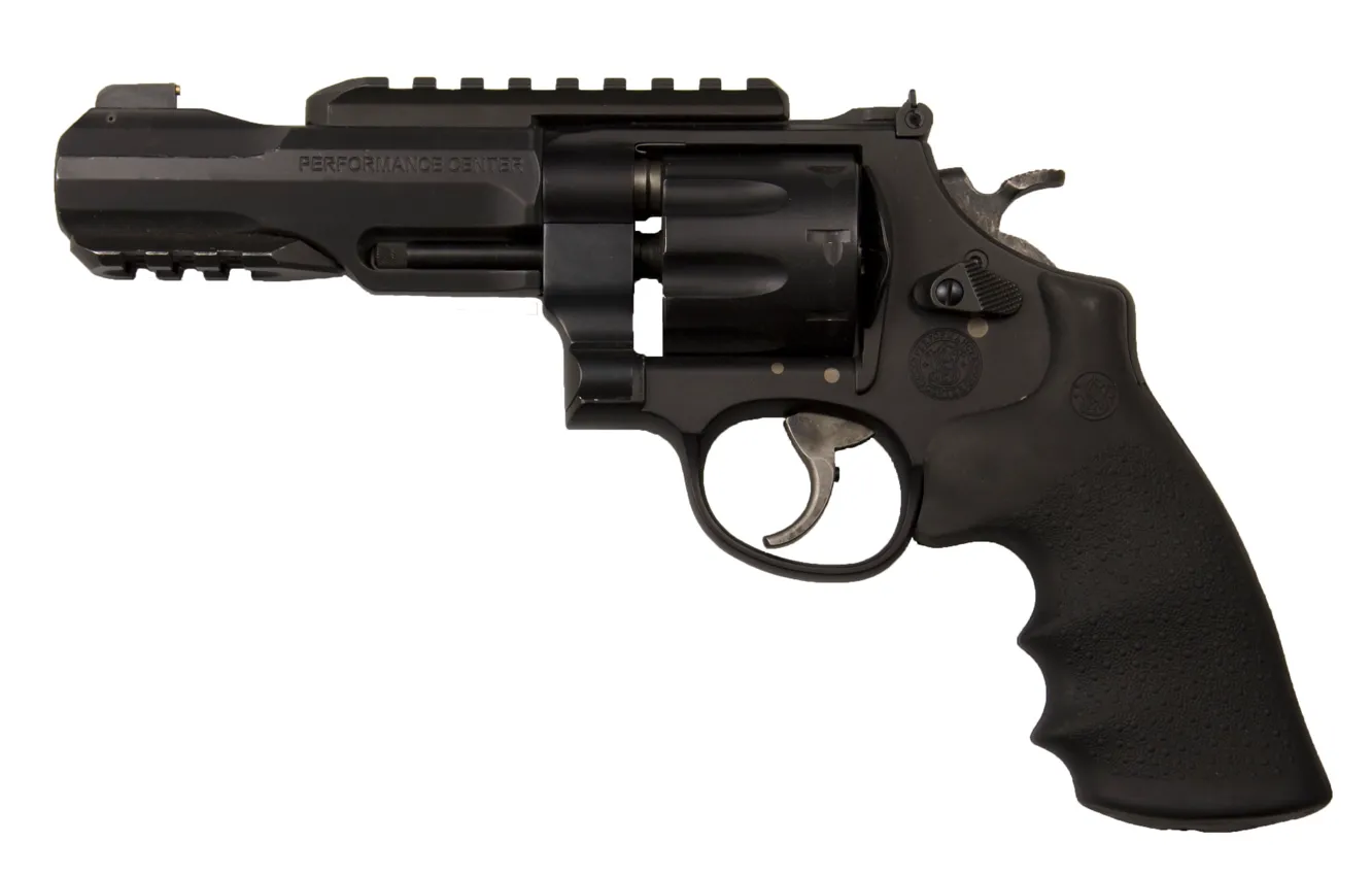 Photo wallpaper gun, logo, weapon, symbol, revolver, Smith &ampamp; Wesson, S&ampamp;W, Smith &ampamp; Wesson 327