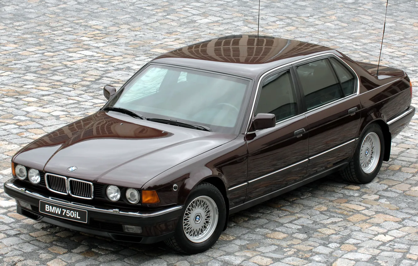 Photo wallpaper BMW, 750iL, 1987_Armored, Security_E32_luxury