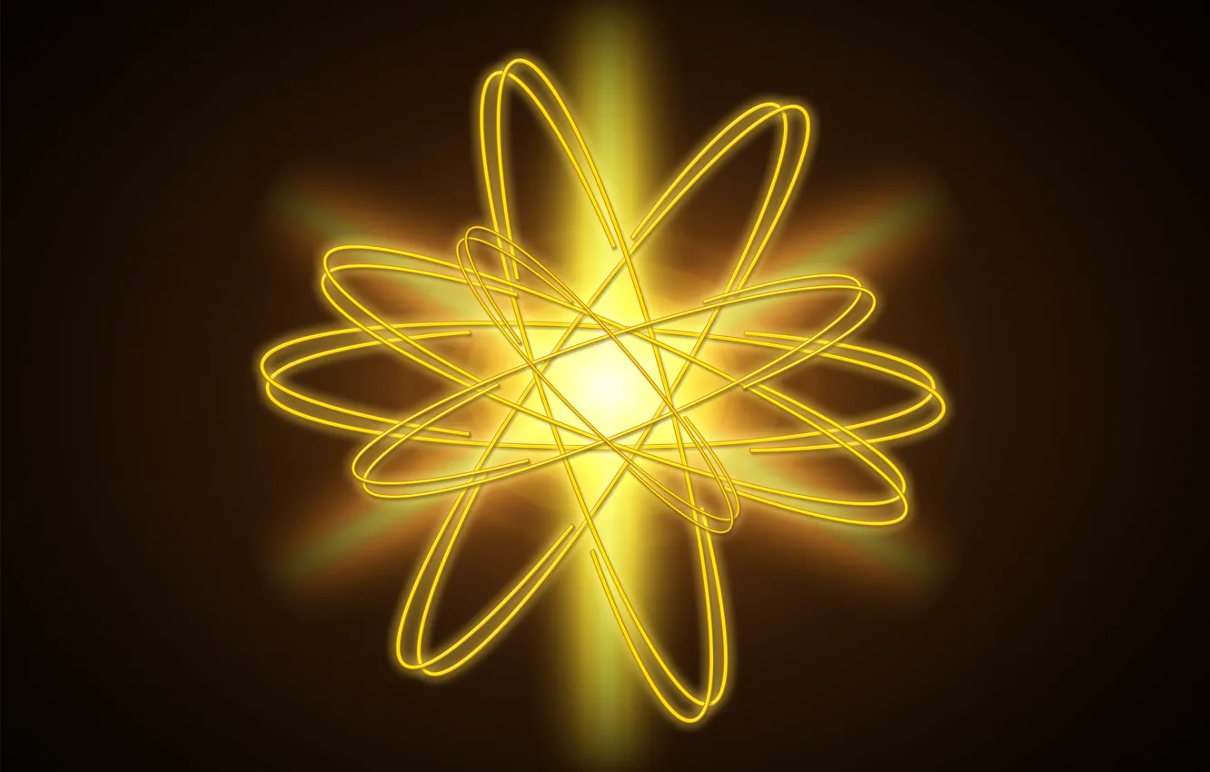 Photo wallpaper energy, model, atom