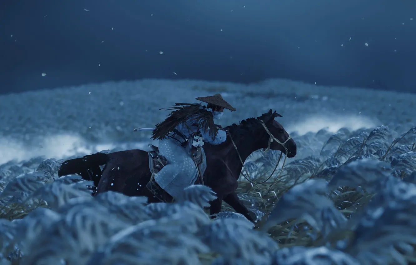 Photo wallpaper games, samurai, ghost of tsushima, tsushima, Samurai, Samurai Games, samurai games