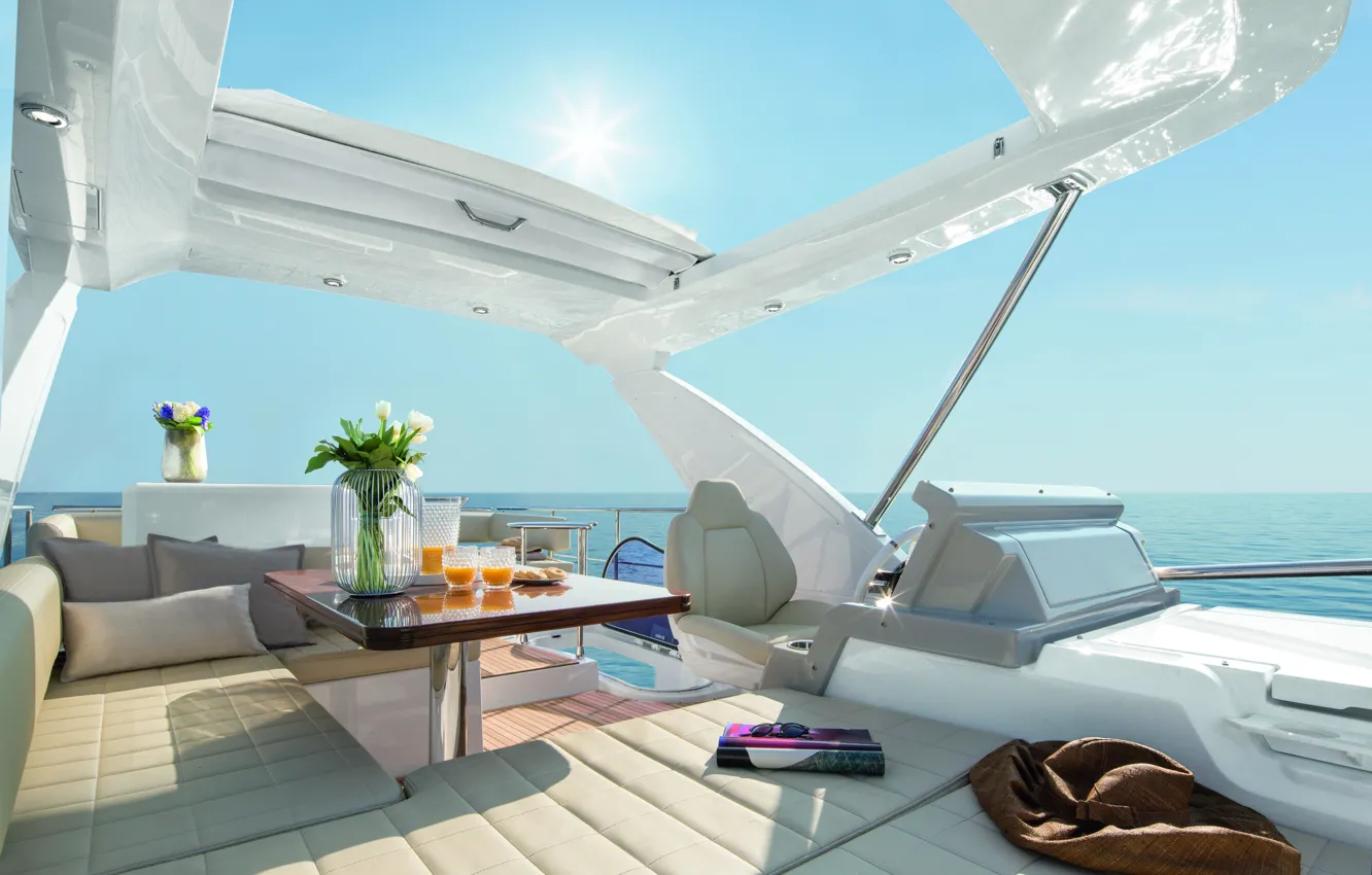 Photo wallpaper design, style, interior, yacht, deck, Suite, Cockpit