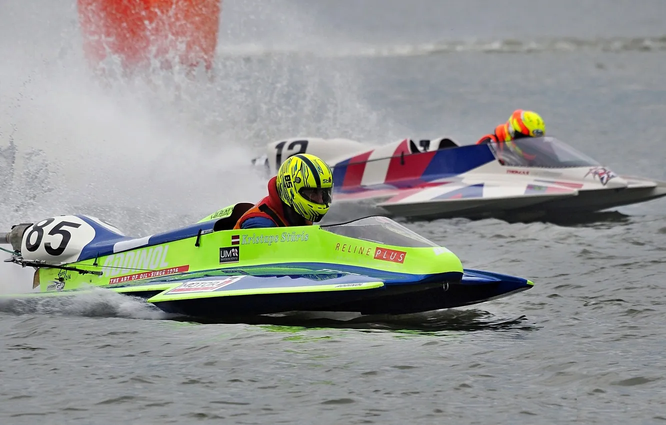 Photo wallpaper race, boat, speed
