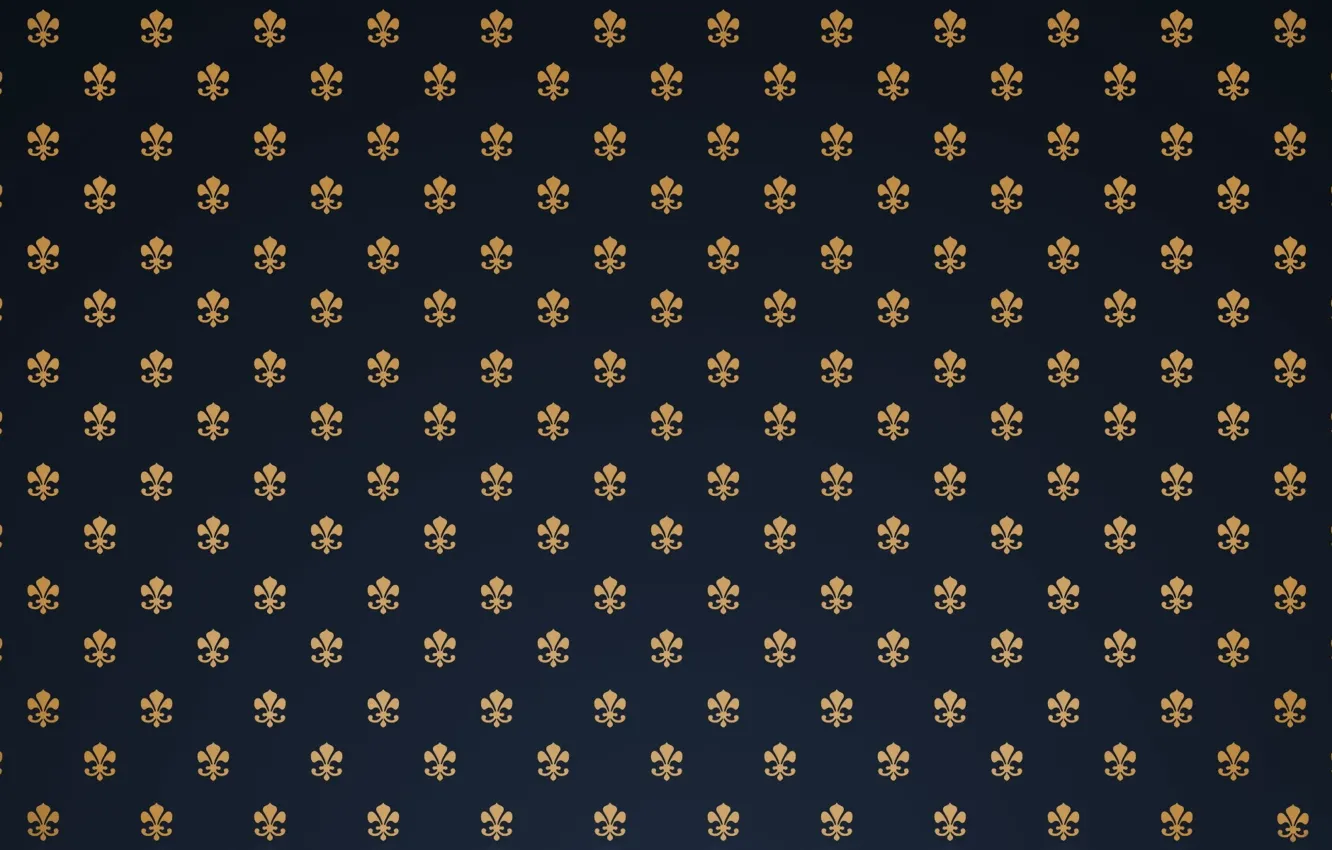Photo wallpaper Wallpaper, pattern, Lily, heraldic