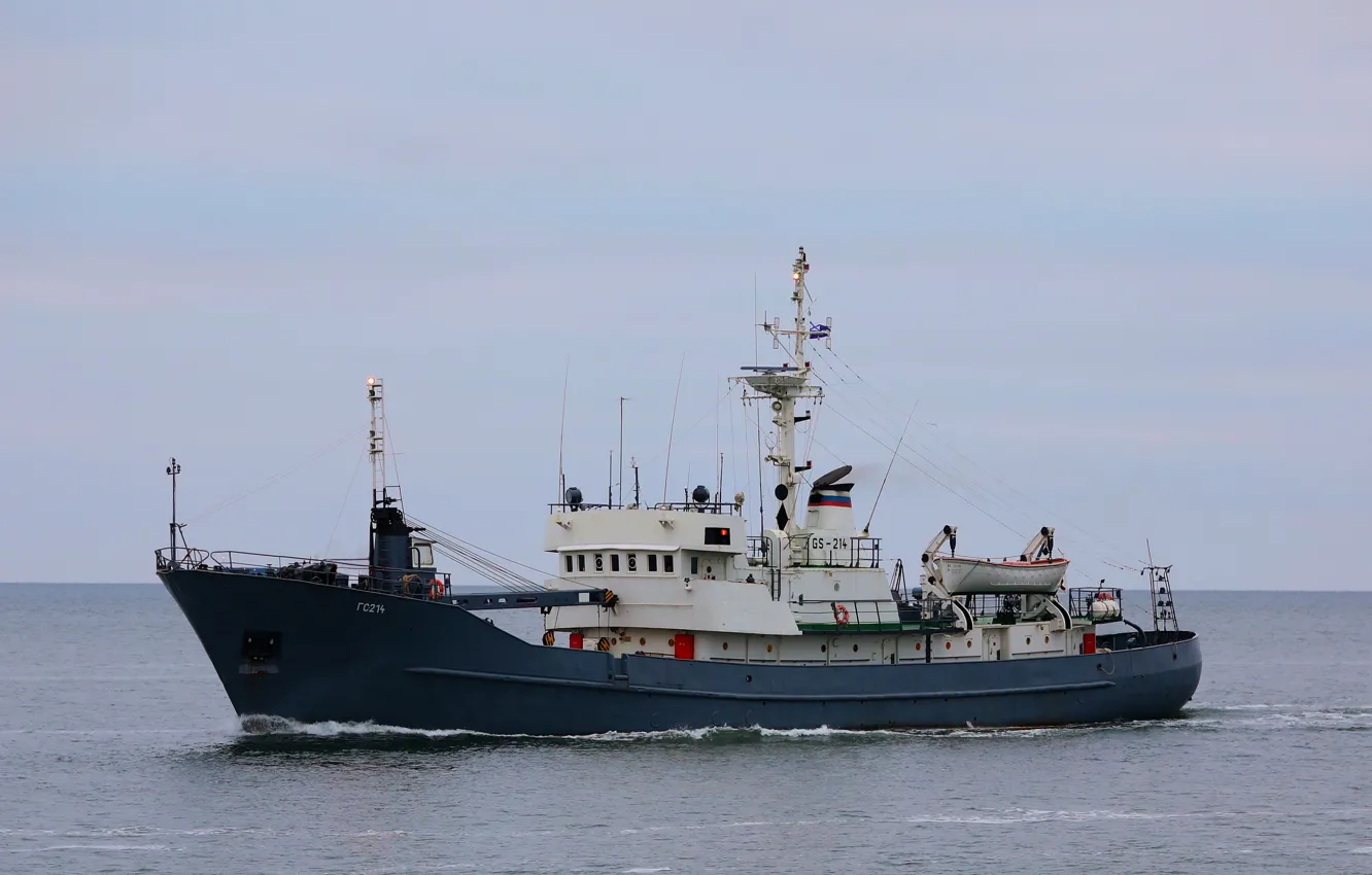Photo wallpaper sea, ship, Navy, Baltic, auxiliary