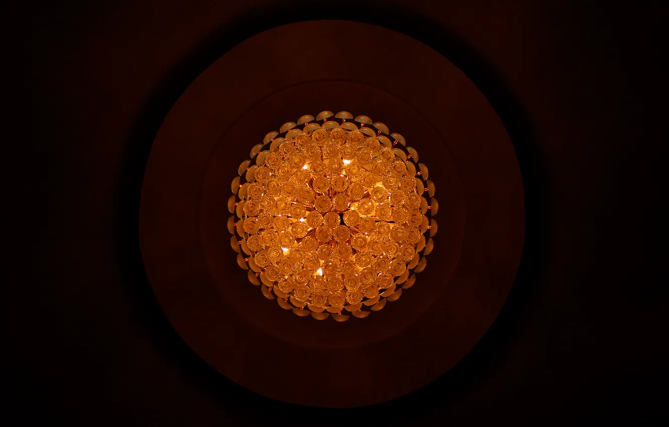 Photo wallpaper dark, space, light, glass, vintage, design, from, beautiful