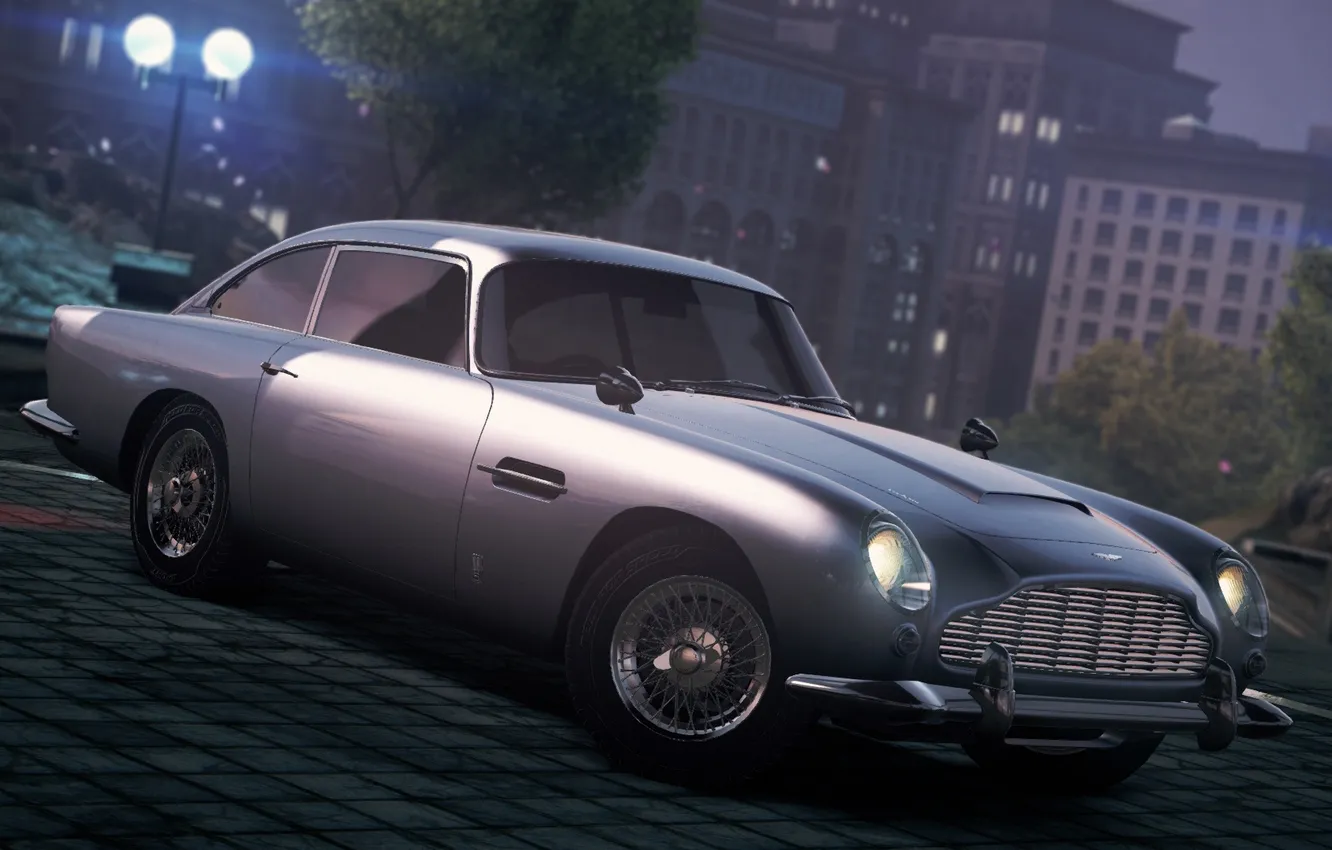 Photo wallpaper 2012, Need for Speed, most wanted, Aston Martin DB5