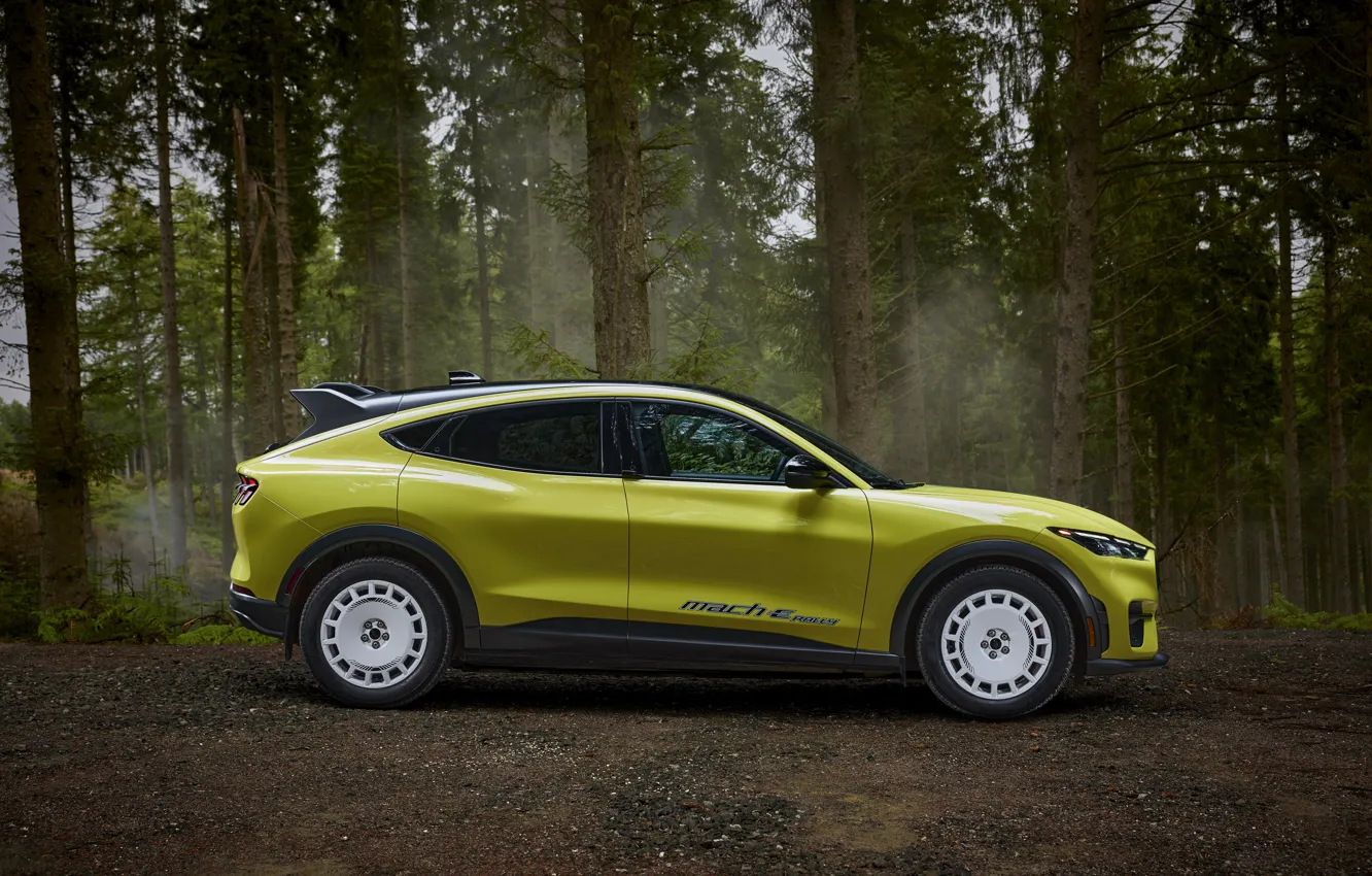 Photo wallpaper Mustang, Ford, Mach-E, Ford Mustang Mach-E Rally