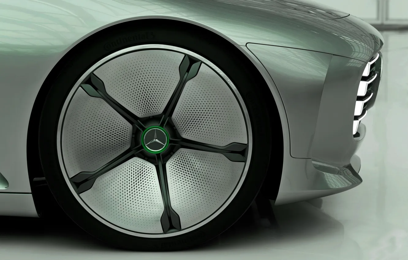 Photo wallpaper Mercedes-Benz, 2015, Intelligent Aerodynamic Automobile, Concept IAA, wheel arch