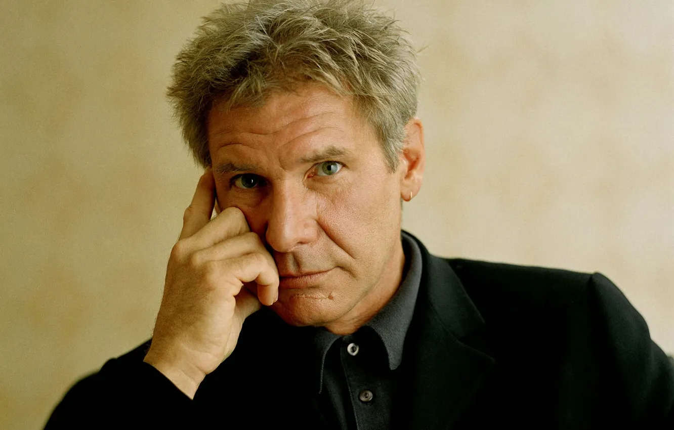 Photo wallpaper Harrison Ford, person, portrait