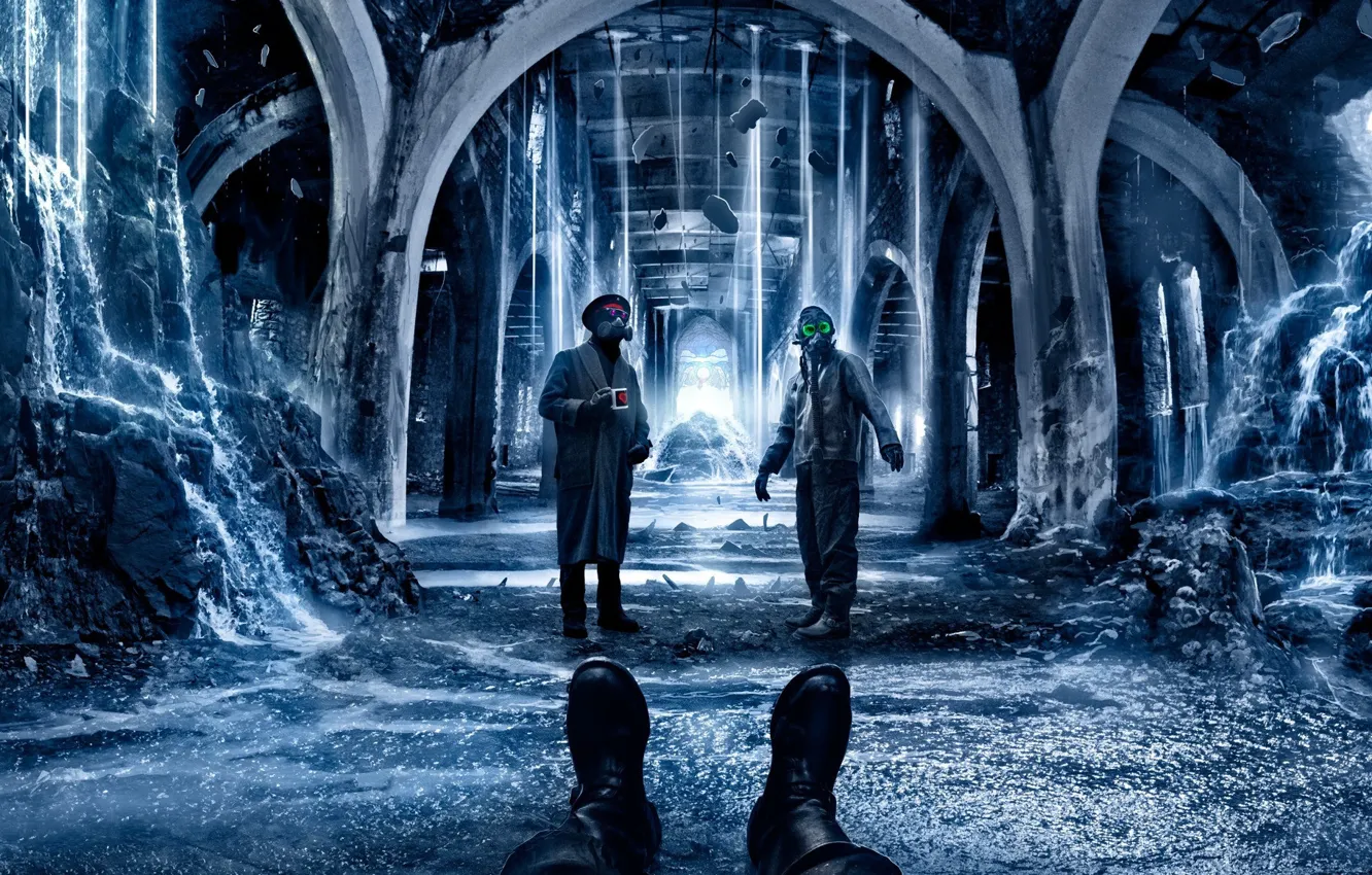 Photo wallpaper Apocalypse, people, ruins, romance of the Apocalypse, romantically apocalyptic