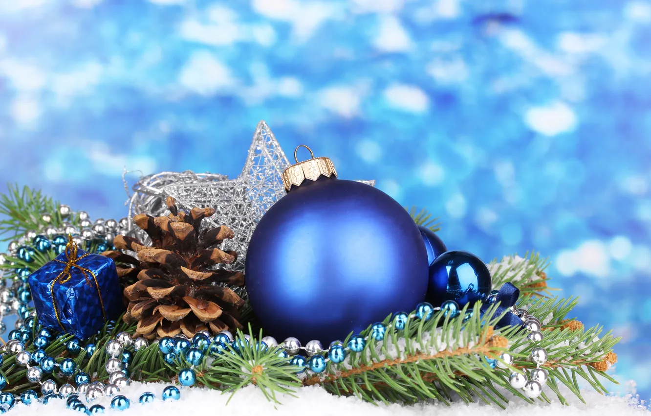 Photo wallpaper light, decoration, lights, gift, new year, necklace, bokeh, bokeh