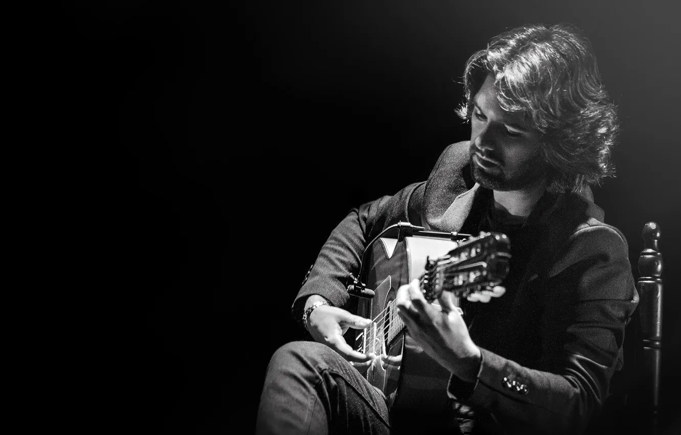 Photo wallpaper music, Guitarrista, Julio Cortés