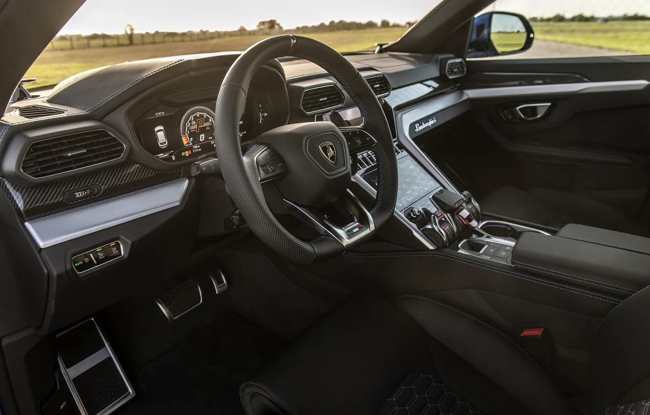 Photo wallpaper Lamborghini, Urus, Car Interior, Hennessey Lamborghini Urus