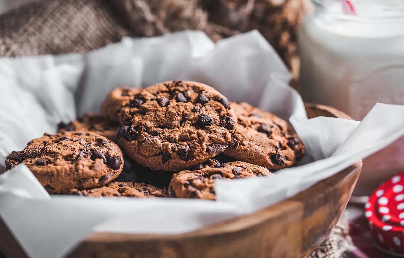 Photo wallpaper chocolate, cookies, cakes