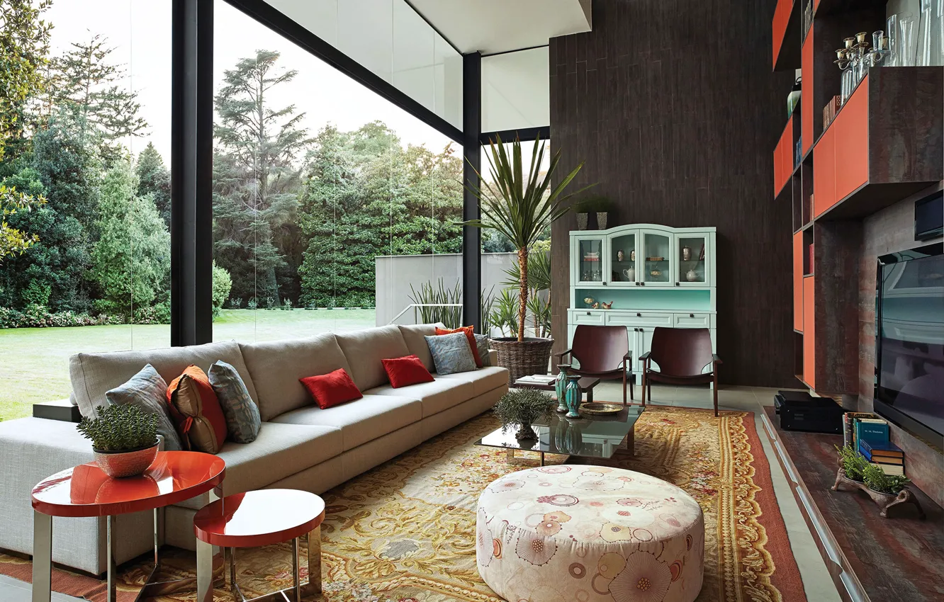 Photo wallpaper design, house, furniture, interior