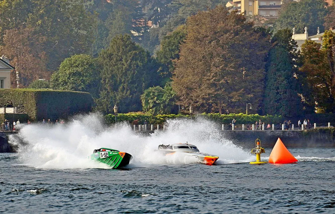 Photo wallpaper race, boat, speed