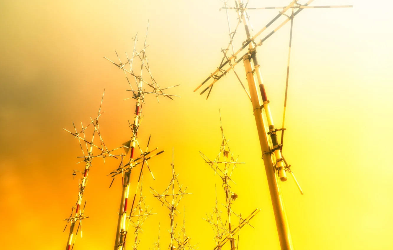 Photo wallpaper abstract, sculpture, monuments