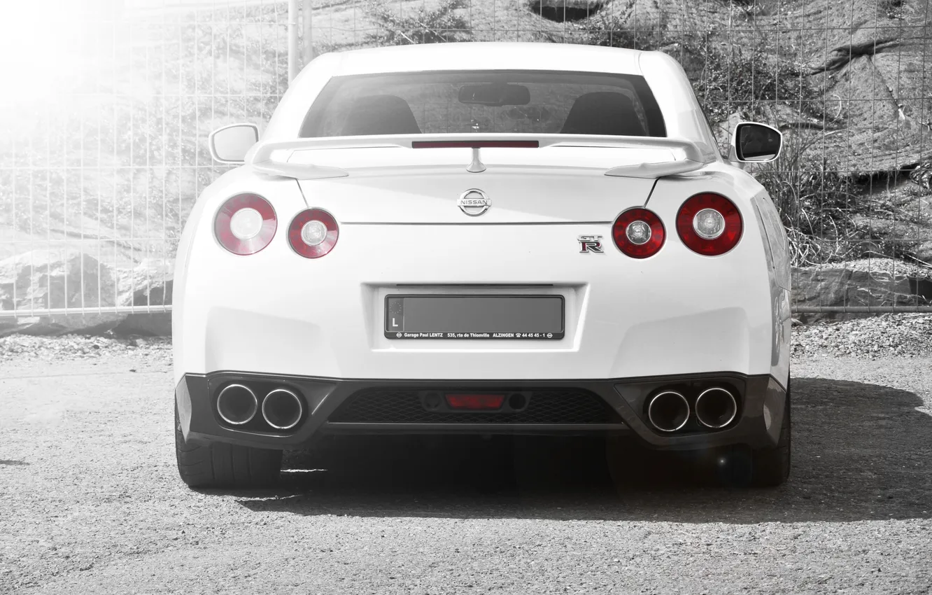 Photo wallpaper city, photo, Parking, Nissan, GT-R, cars, auto, Nissan