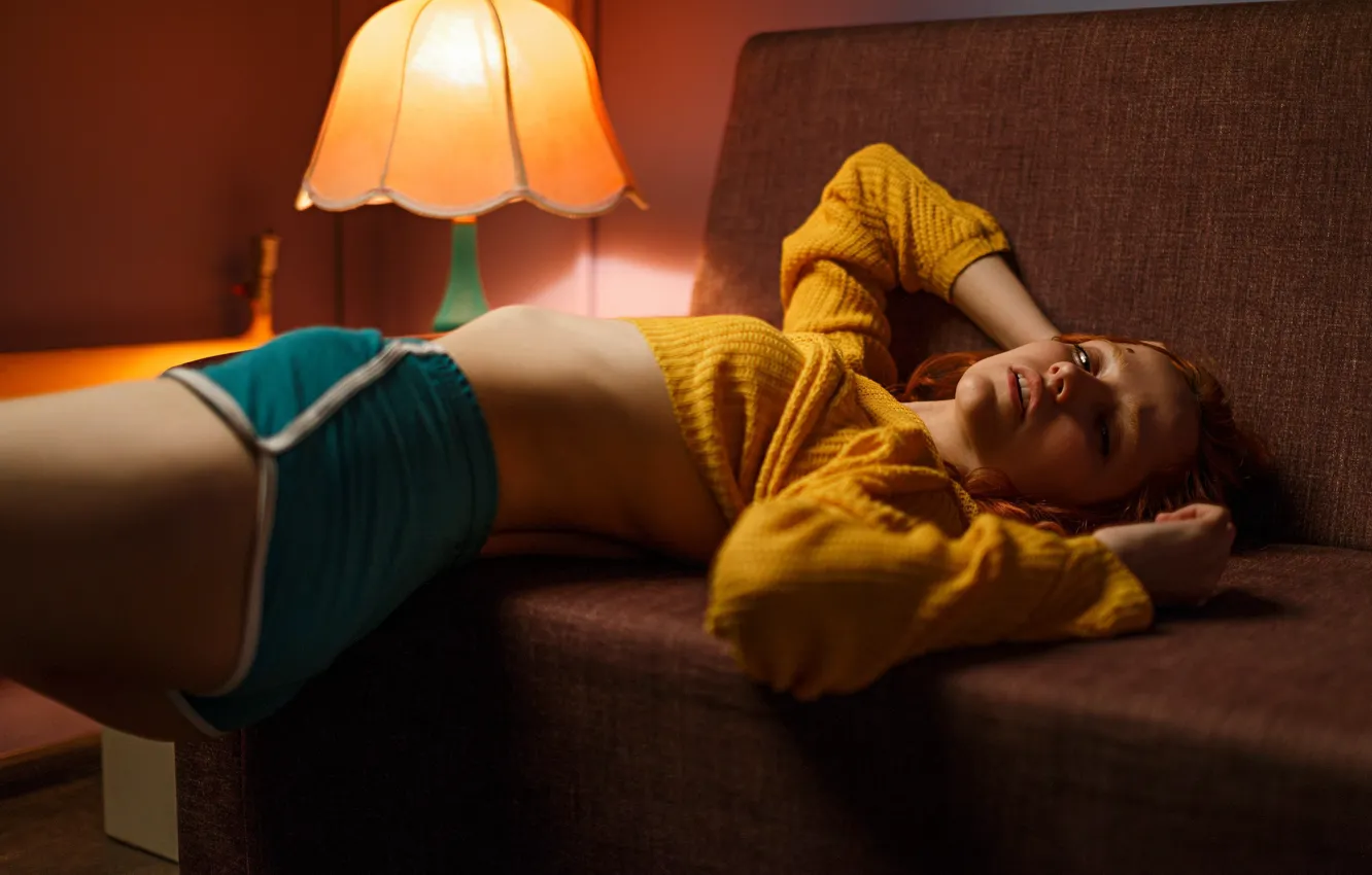 Photo wallpaper ass, girl, pose, shorts, Paul Cherepko, Alexis Iordanova