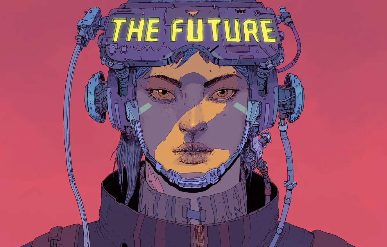 Photo wallpaper Future, Cyberpunk, Josan Gonzalez
