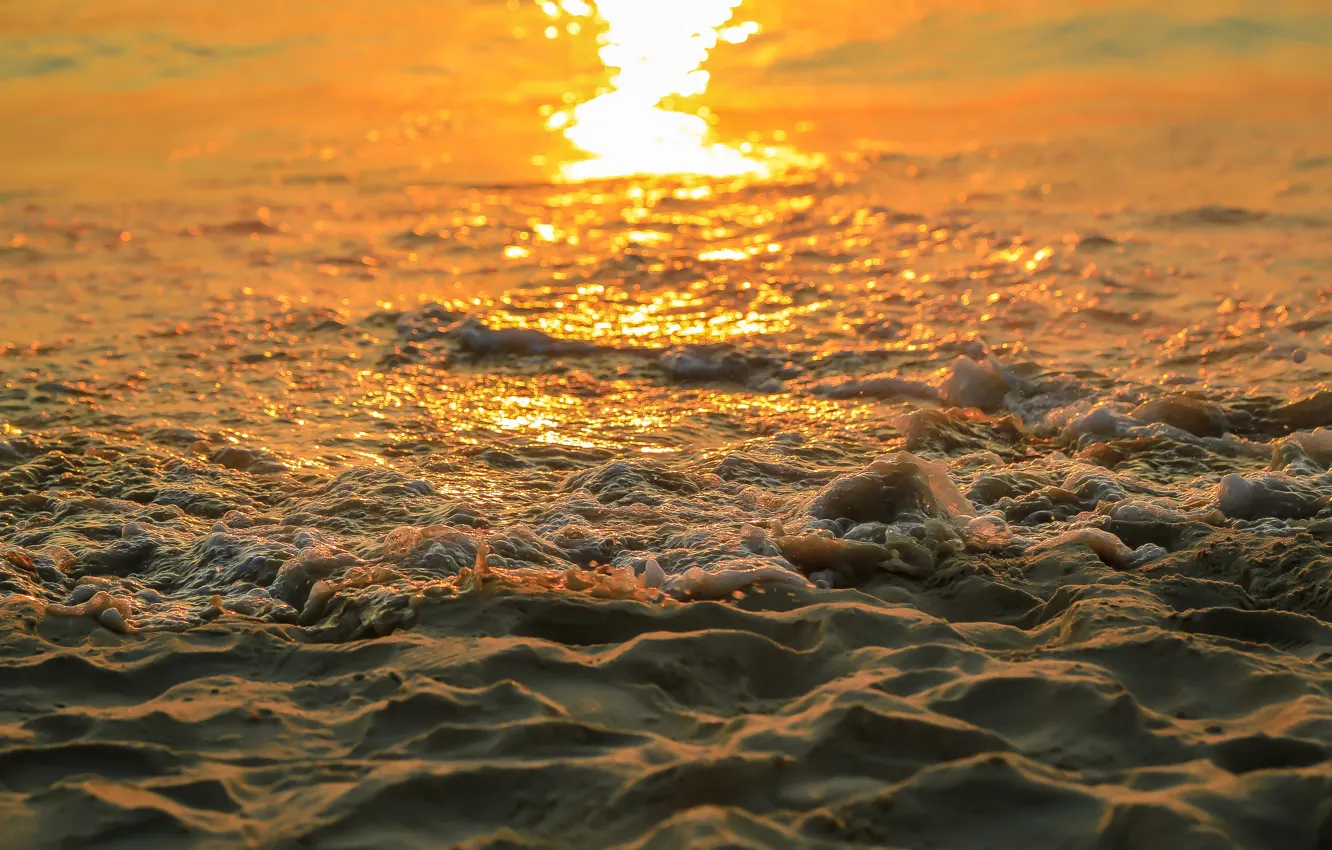 Photo wallpaper sand, sea, sunset, Thailand, Phuket, Thailand, Phuket