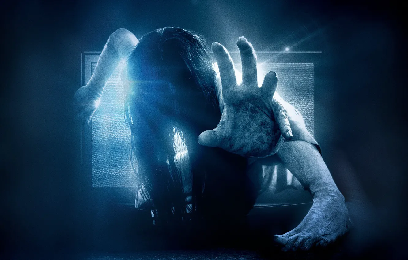 Photo wallpaper cinema, panic, movie, ring, brunette, fear, film, rings