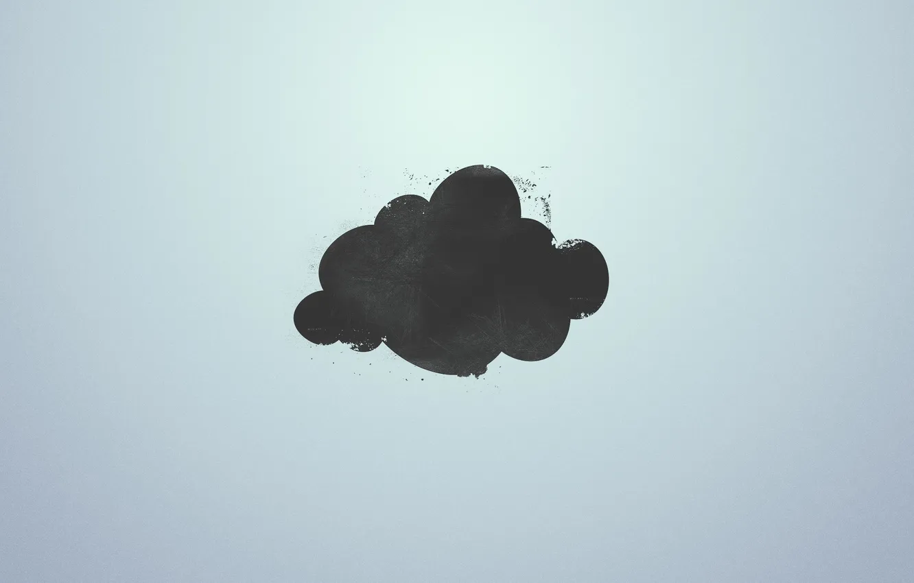 Photo wallpaper minimalism, Cloud, grunge