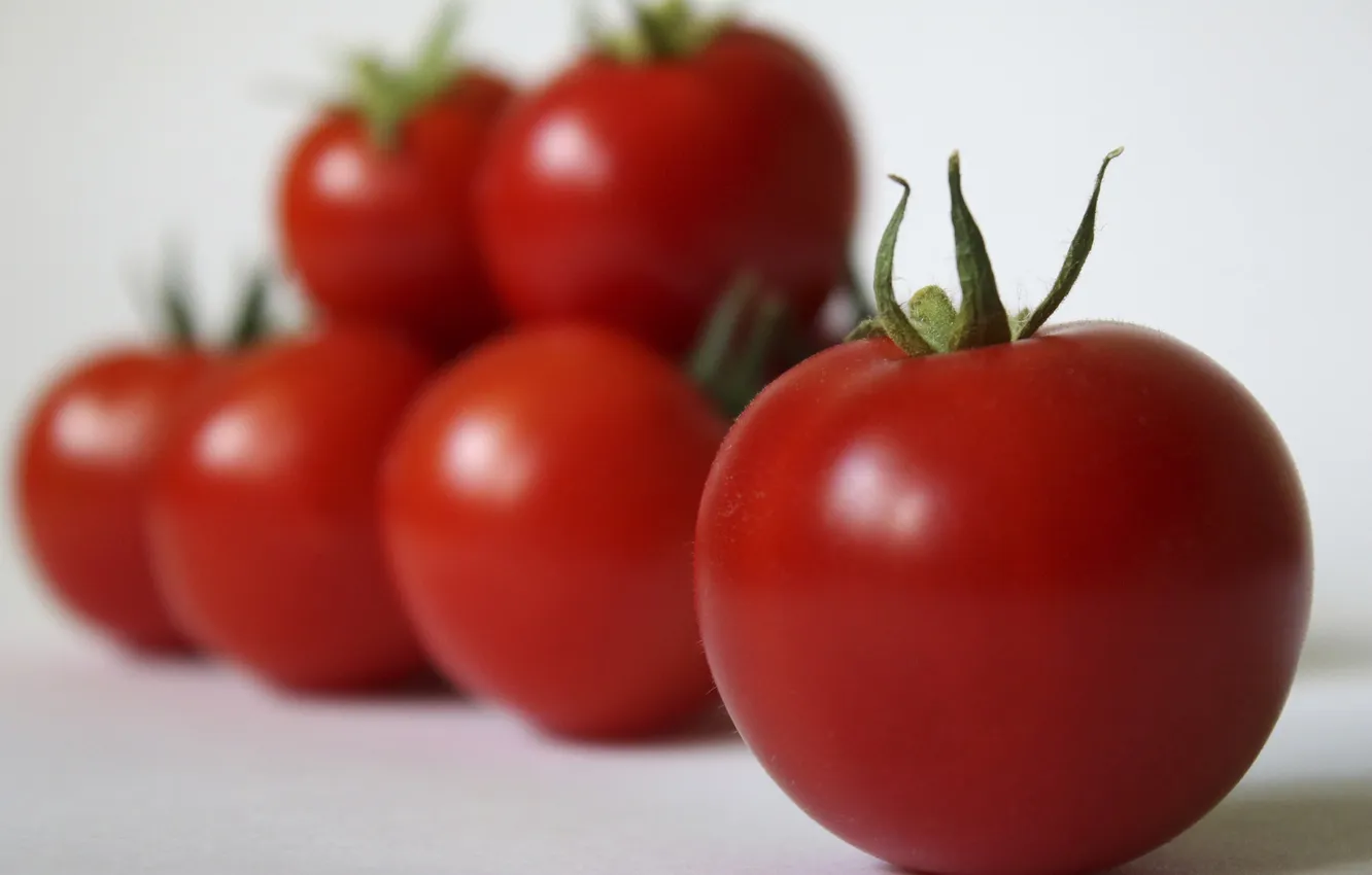 Photo wallpaper macro, vegetables, tomatoes, tomatoes