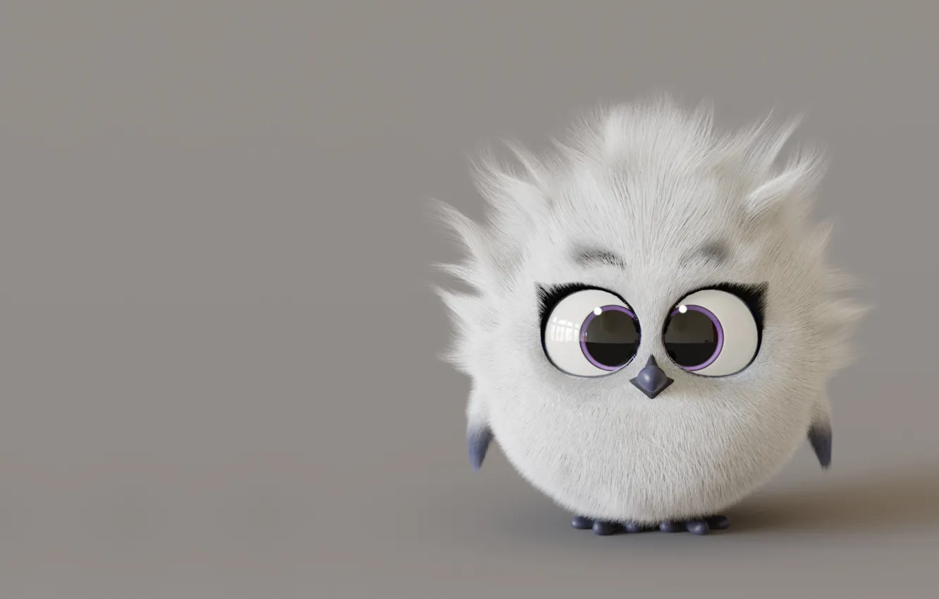 Photo wallpaper rendering, mood, baby, art, bird, children's, dreamworks bilby shorts eagle chick, Manuel De Jorge