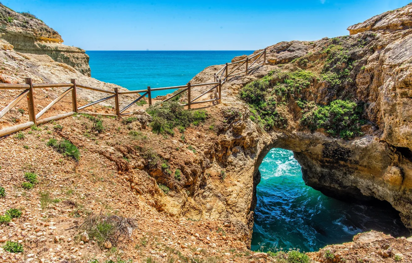 Photo wallpaper landscape, nature, coast, beauty