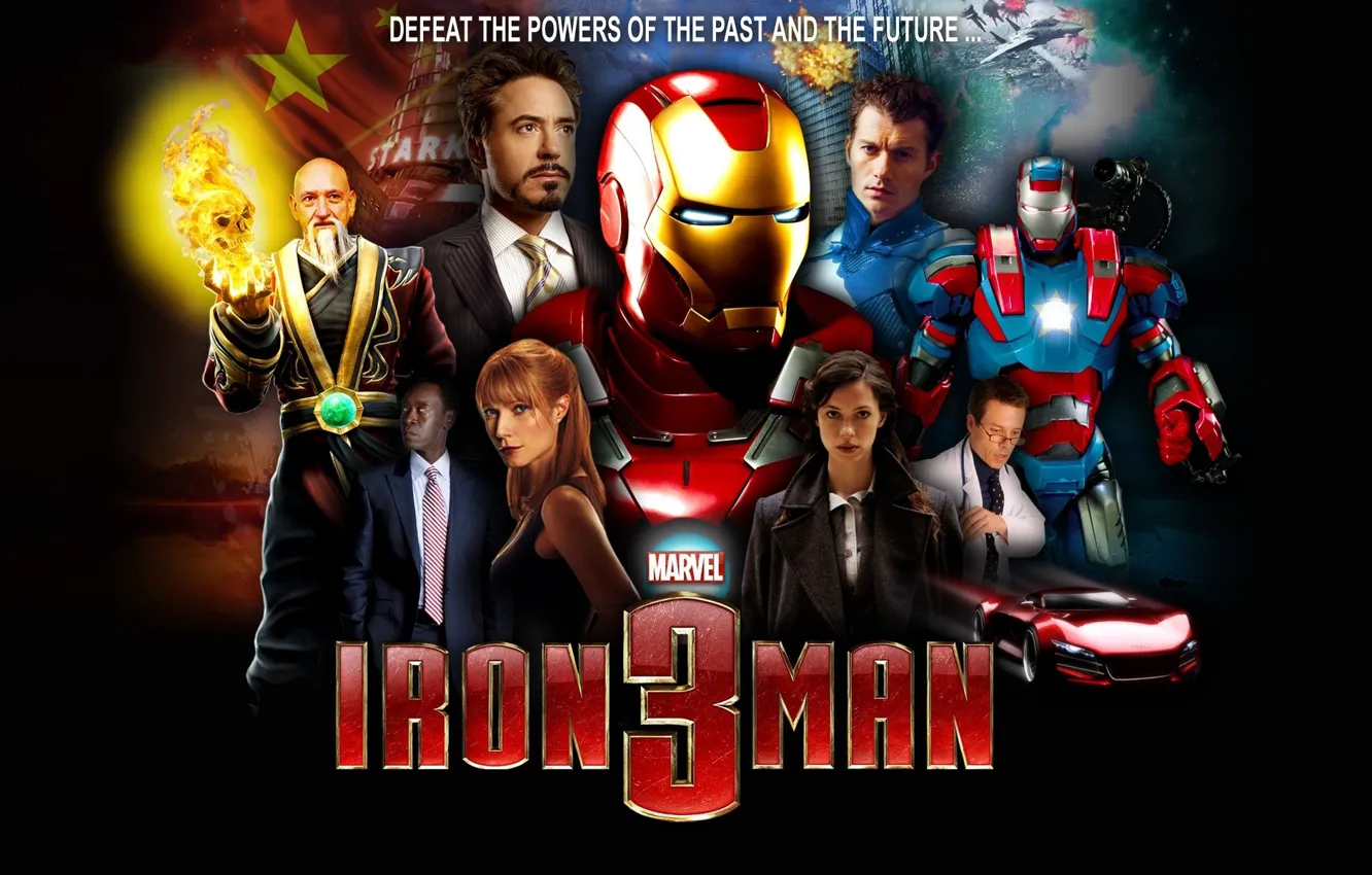 Photo wallpaper fiction, comic, Tony Stark, Iron man 3, Iron Man 3