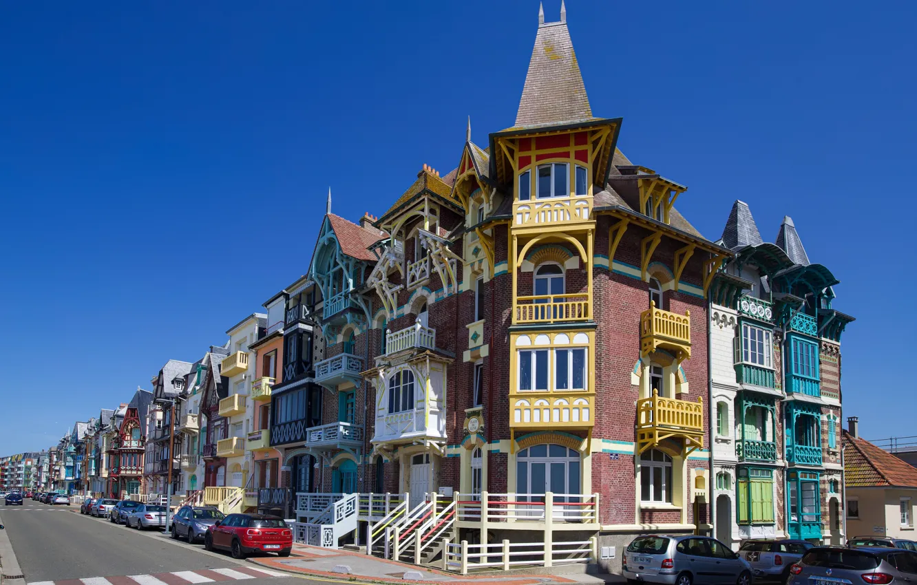 Photo wallpaper street, France, Seas the Baths