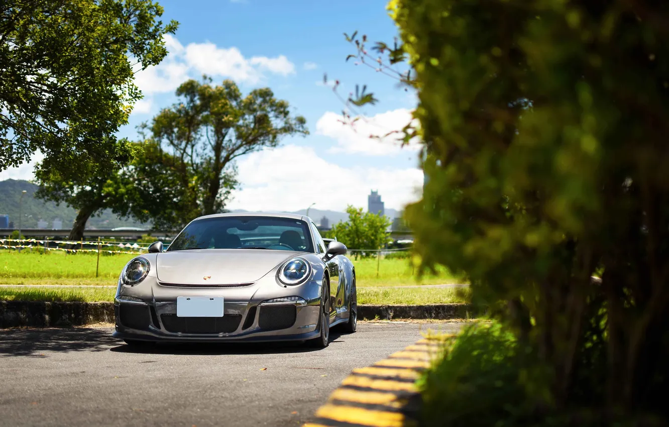 Photo wallpaper car, 911, Porsche, GT3, Supercar