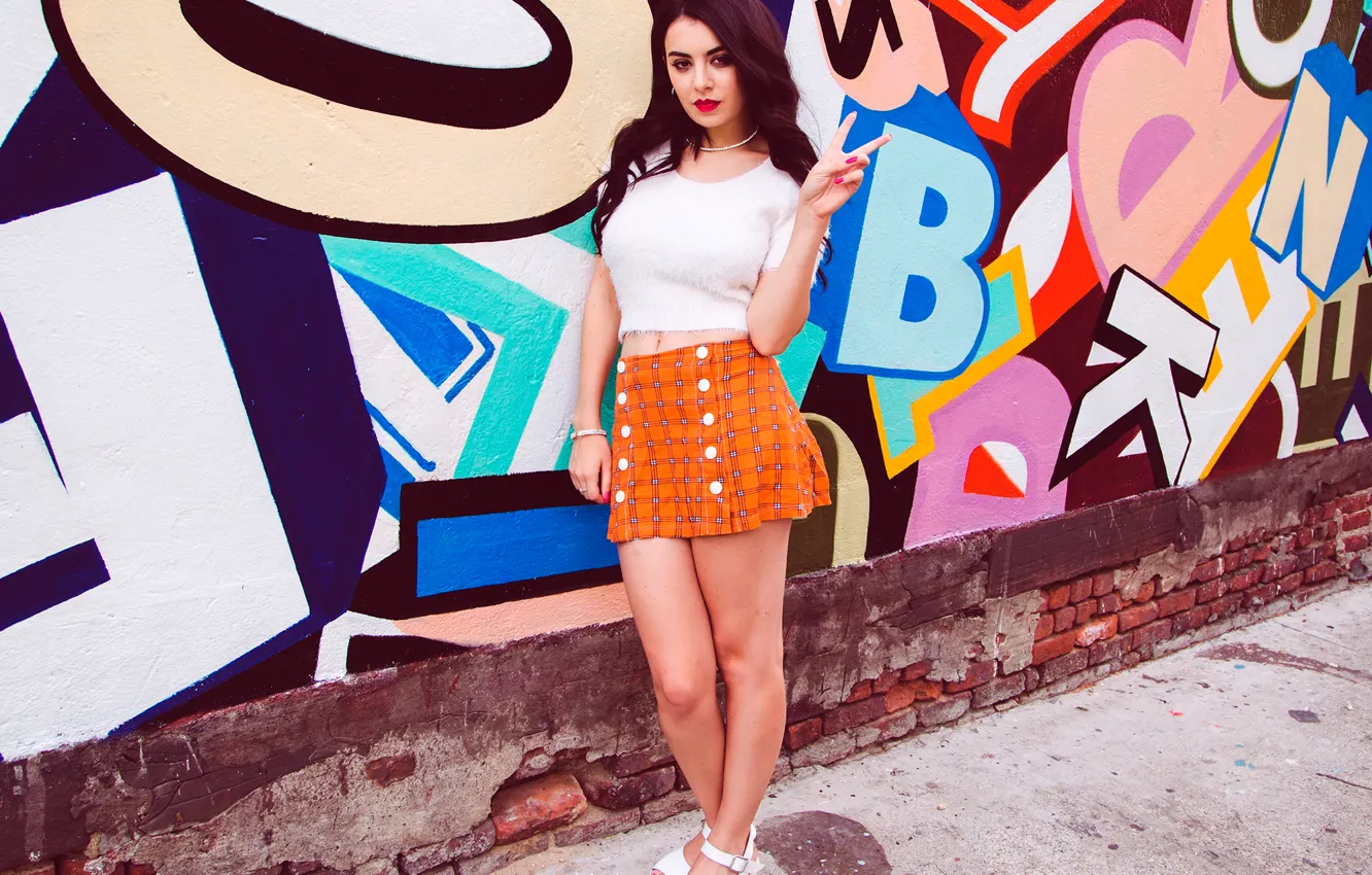 Photo wallpaper photoshoot, Charli XCX, Charlotte Emma Aitchison, NKD