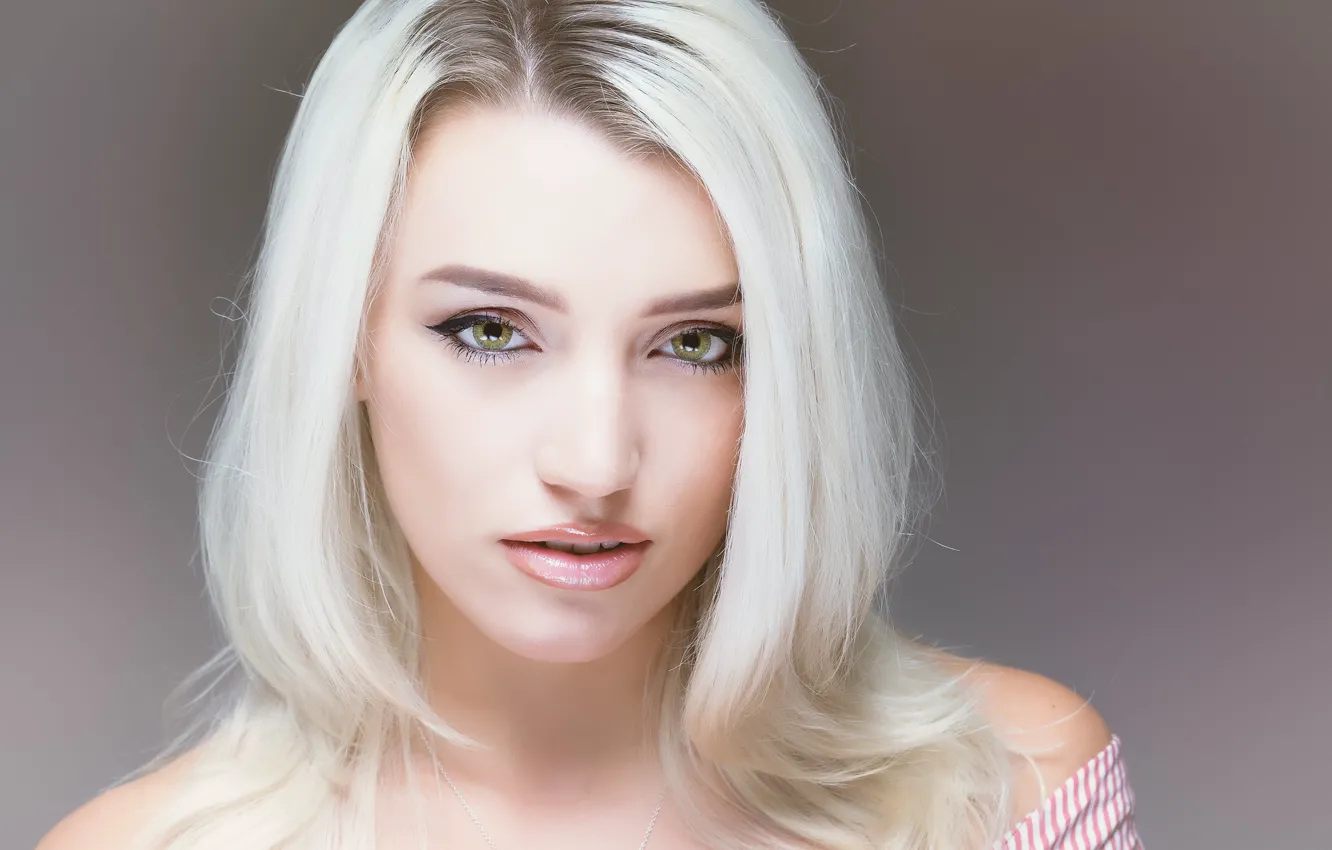 Photo wallpaper look, girl, face