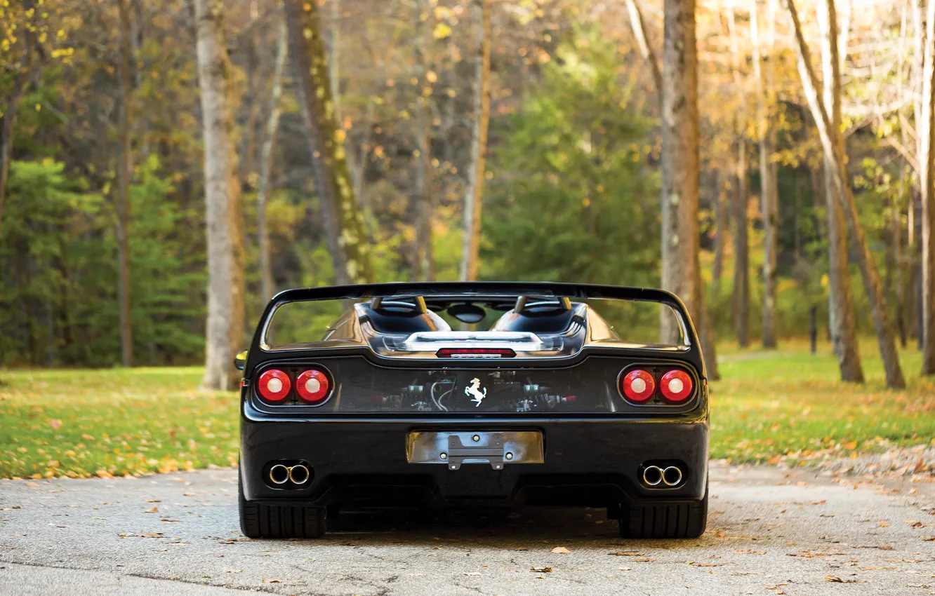 Photo wallpaper Ferrari, sports car, convertible, 1995, F50, Ferrari F50