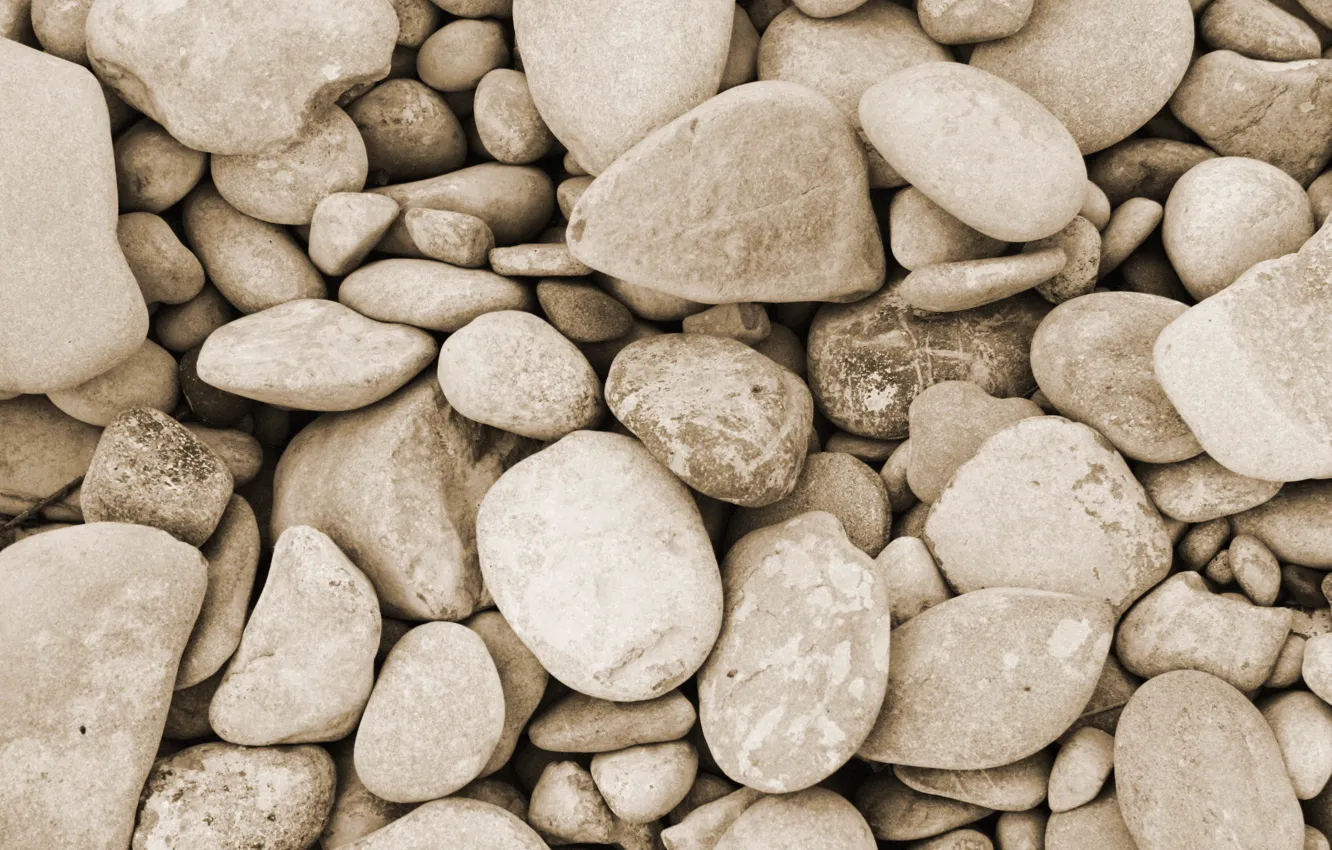 Photo wallpaper stones, large, a lot