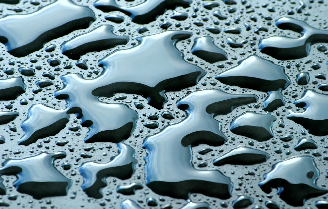 Photo wallpaper water, drops, background, wet