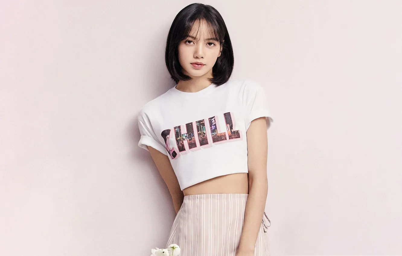 Photo wallpaper 2560x1440, Wallpaper for desktop, Kpop, 16:9, Blackpink, Lalisa Manoban, Fox Manoban, Lalisa Manoban