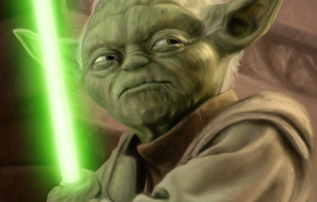 Photo wallpaper Star Wars, Jedi, Iodine, Yoda, master