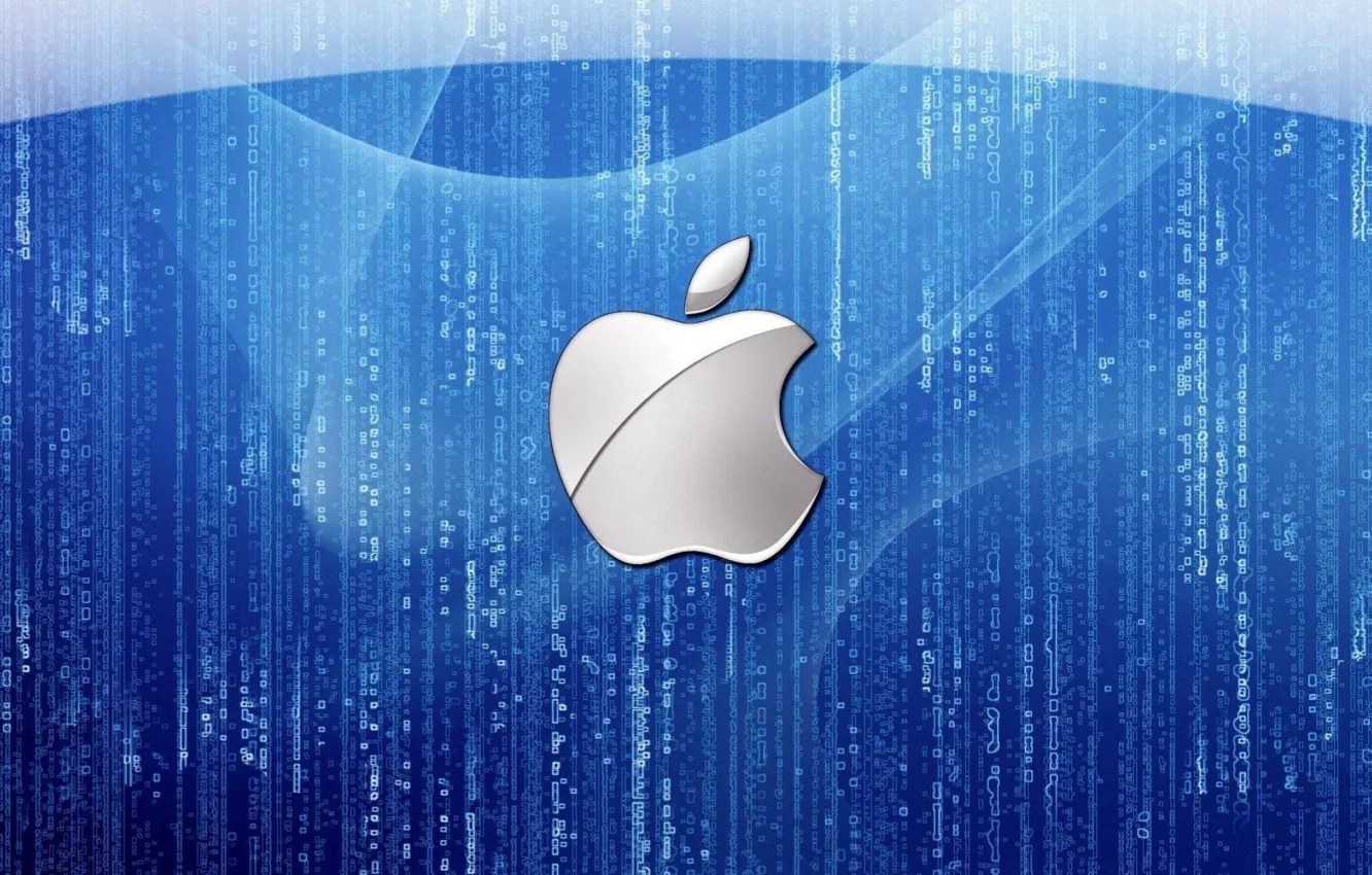 Photo wallpaper strip, apple, Apple, logo, brand