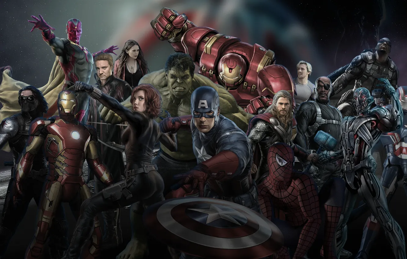 Photo wallpaper marvel, superheroes, superheros, The Avengers, Avengers