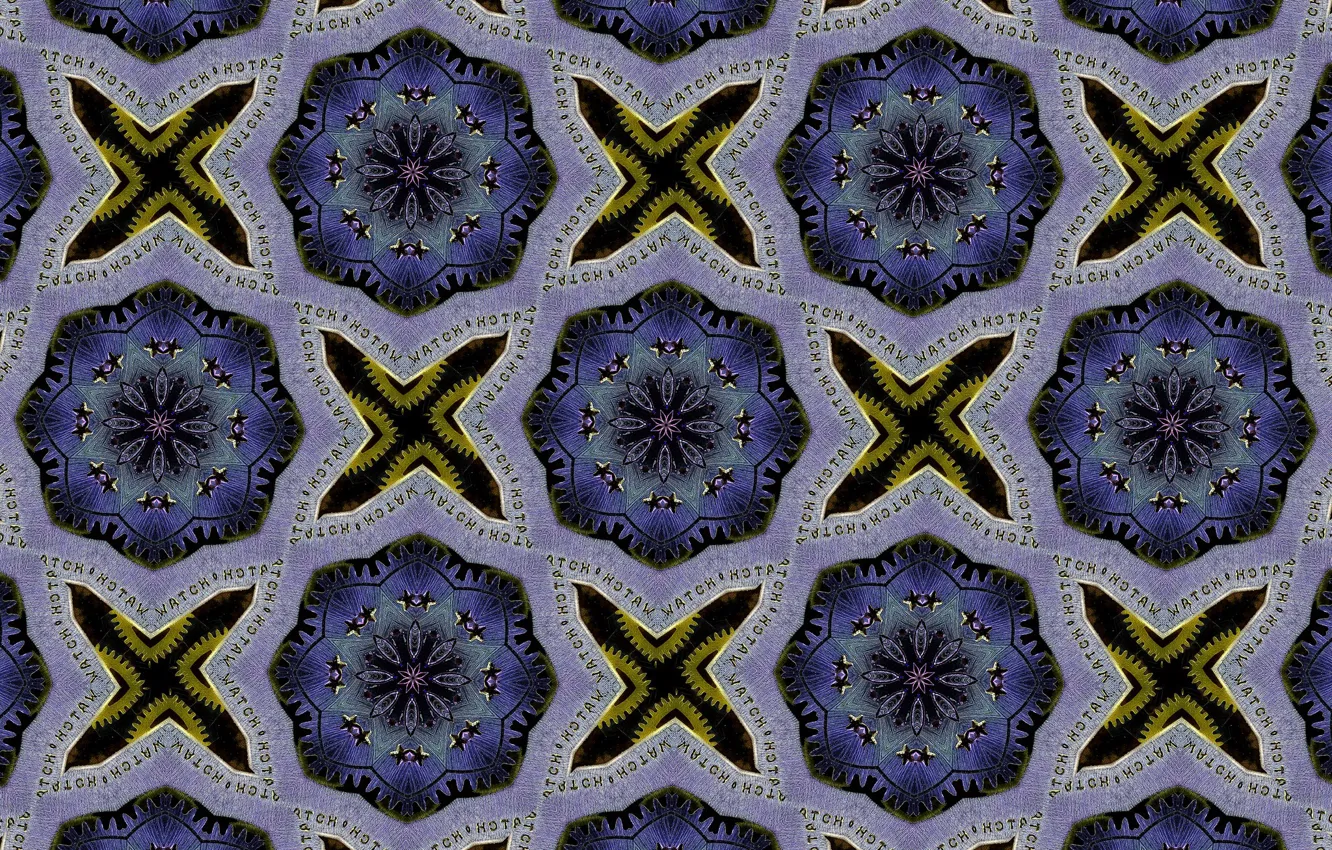 Photo wallpaper color, form, kaleidoscope