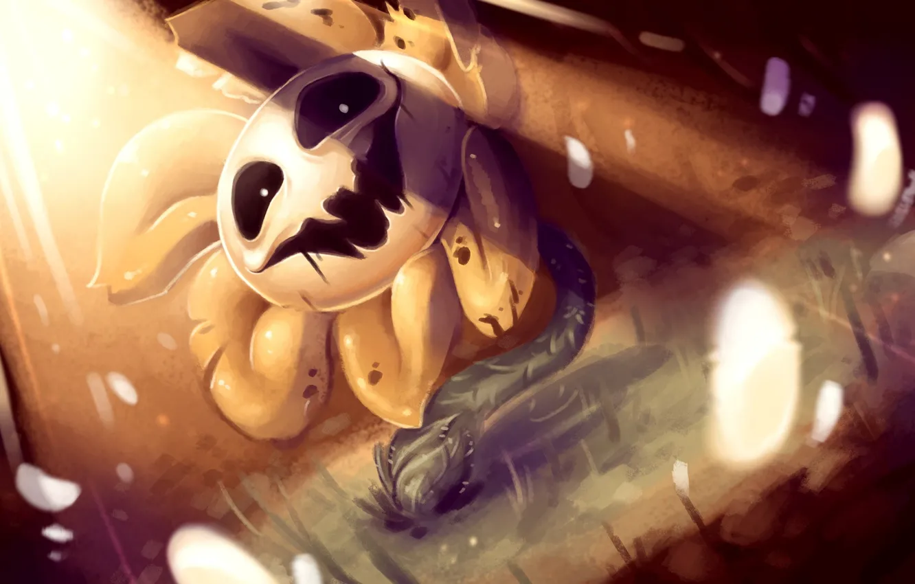 Photo wallpaper mouth, horror, plant-mutant, hell of a grin, carnivorous plant