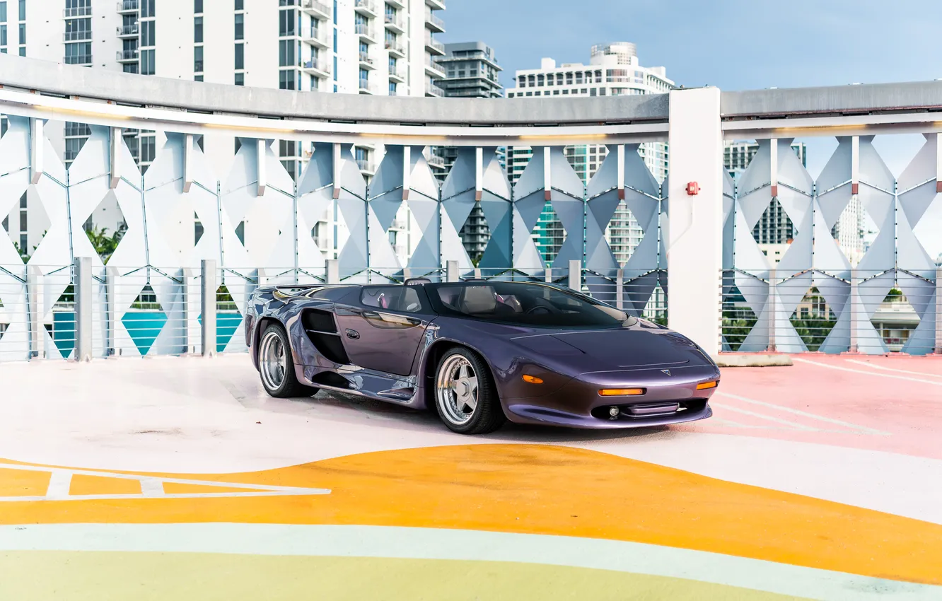 Photo wallpaper vector, Roadster, vector, supercar, 1993, exterior, Supercar, Vector Motors Corporation