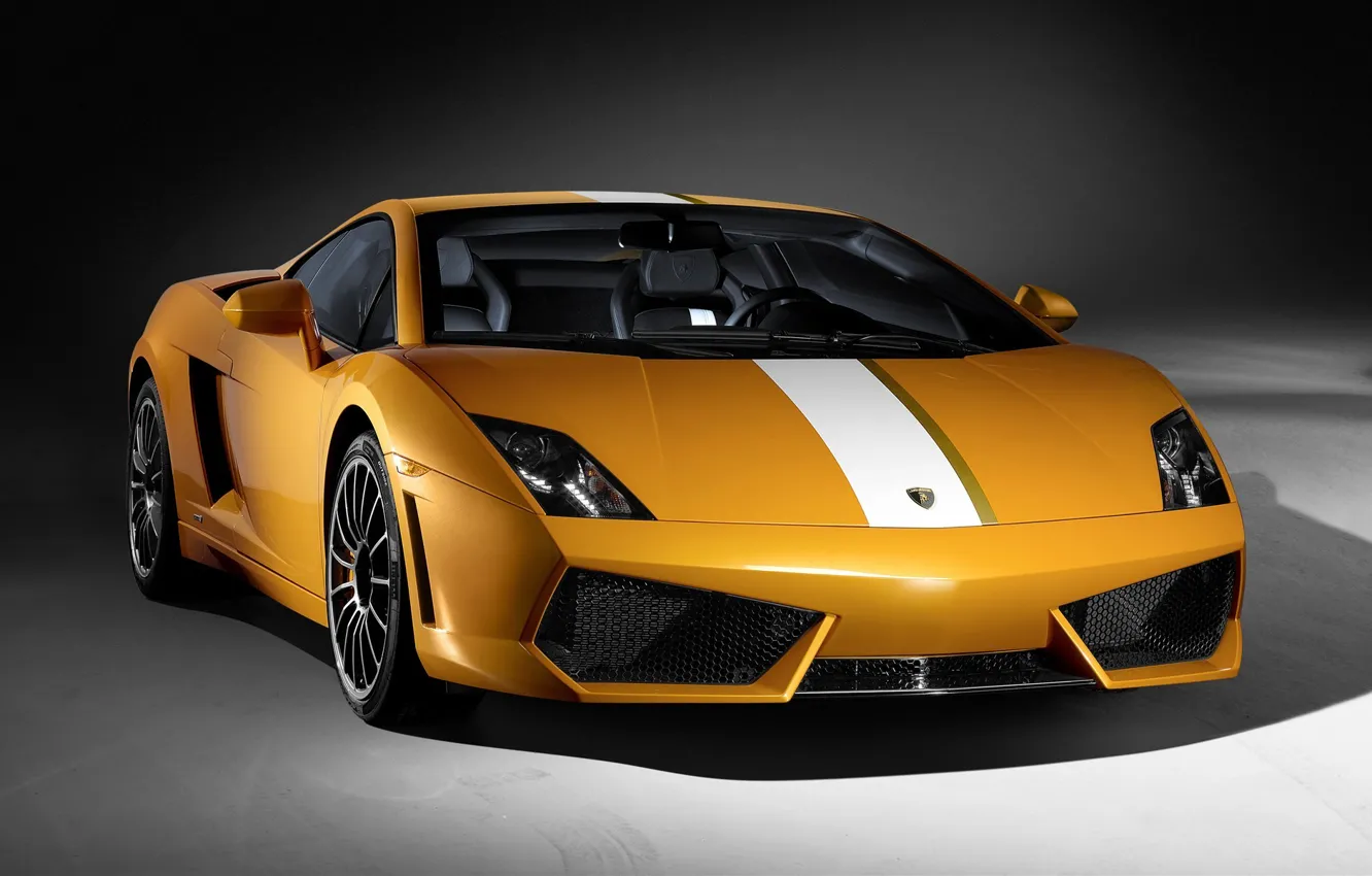 Photo wallpaper yellow, Lamborghini